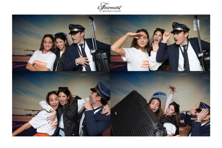 Borne photo selfie pour soirée entreprise à Montreux